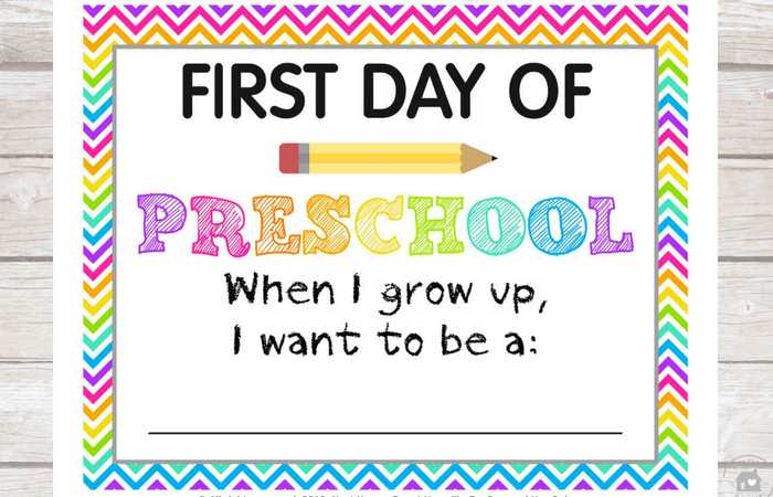 Free First Day of School Signs