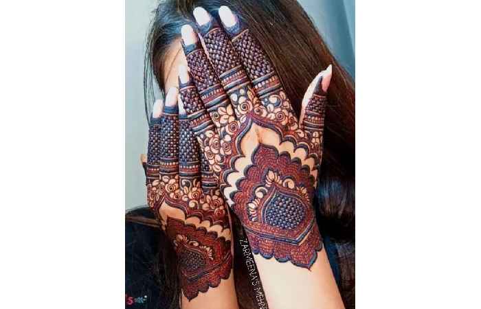 Back Hand Mehndi Design Net Style (10)