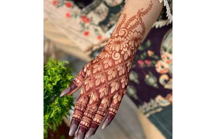 Back Hand Mehndi Design Net Style (9)