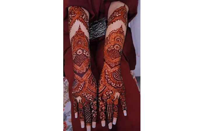 Bridal Mehndi Design Simple Back Hand (2)