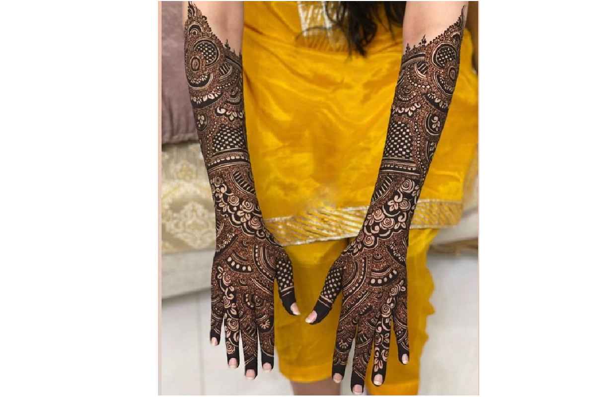 Bridal Mehndi Design Simple Back Hand