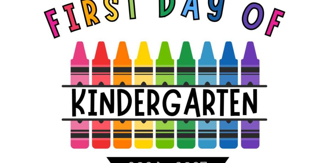 First Day of Kindergarten Sign Printable (1)