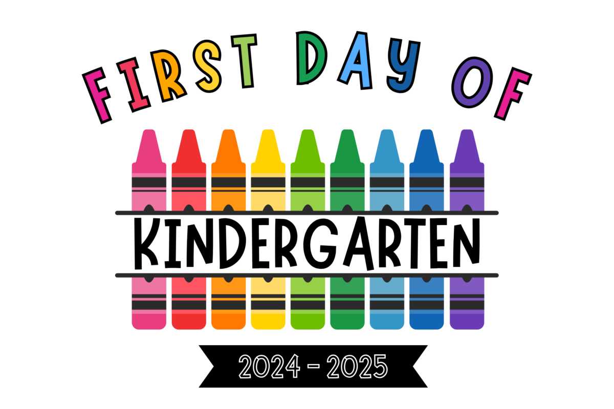 First Day of Kindergarten Sign Printable (1)