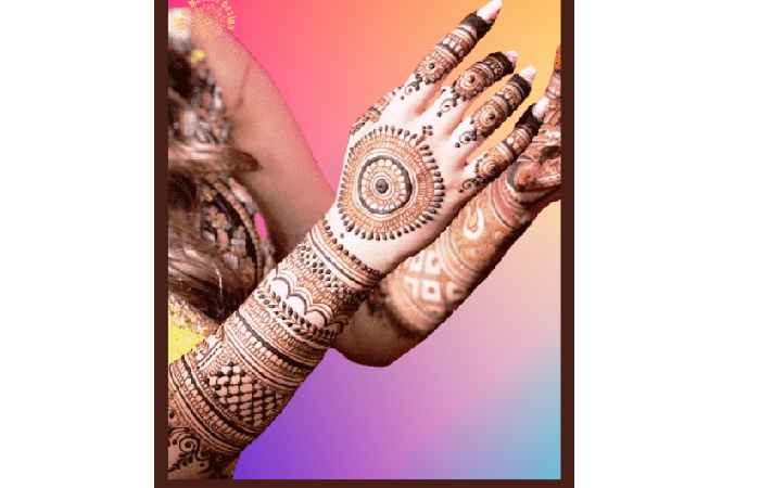 Gol Tikki Mehndi Design Back Hand (4)