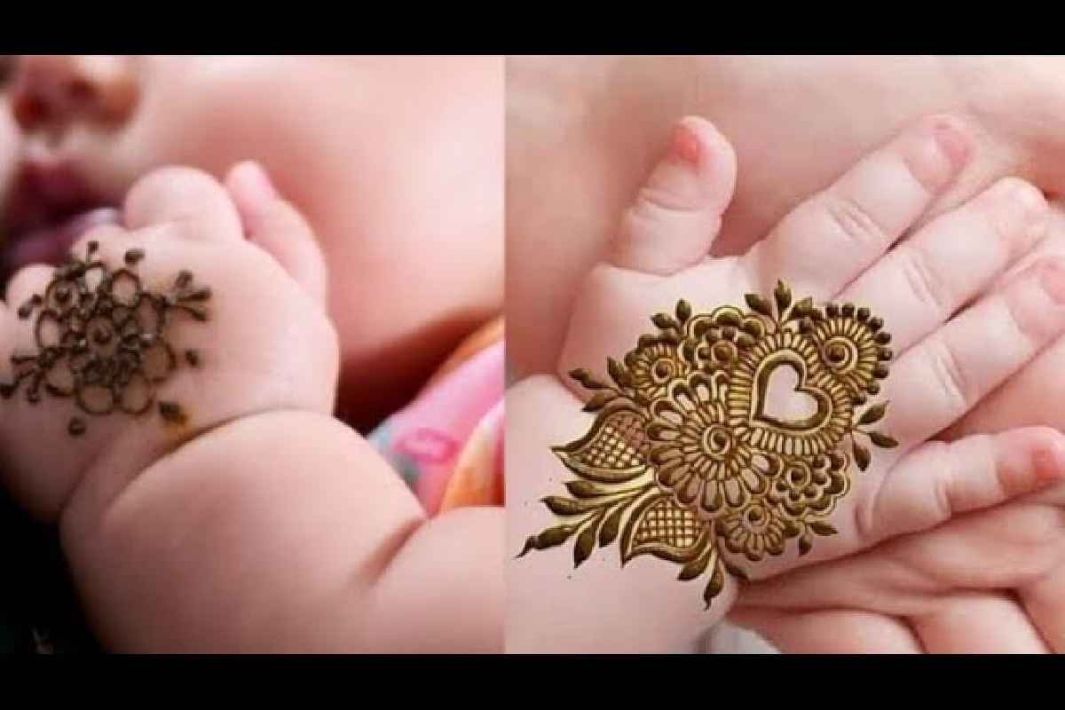 New Mehndi Design for Baby Girl