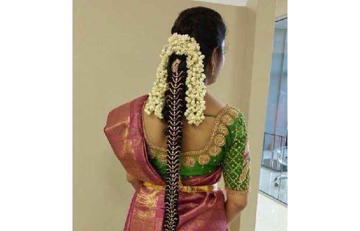 Pattu Saree Blouse Designs Front and Back (2)