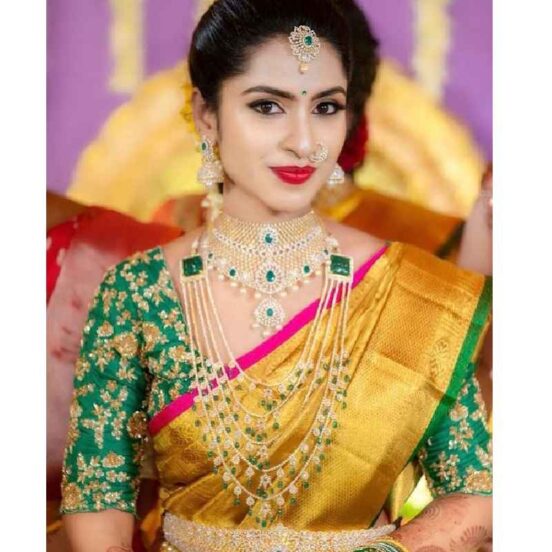 Pattu Saree Blouse Designs Front and Back