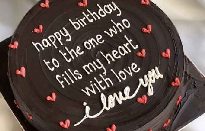 Romantic Birthday Cake Design for Husband (1)