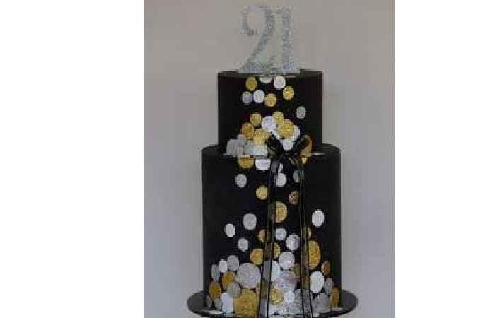 Trendy birthday cake black and gold silver 69+ Ideas