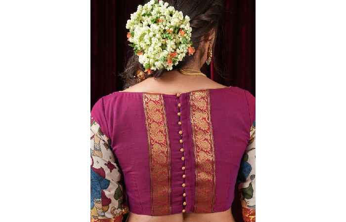 traditional back neck latest blouse designs (1)