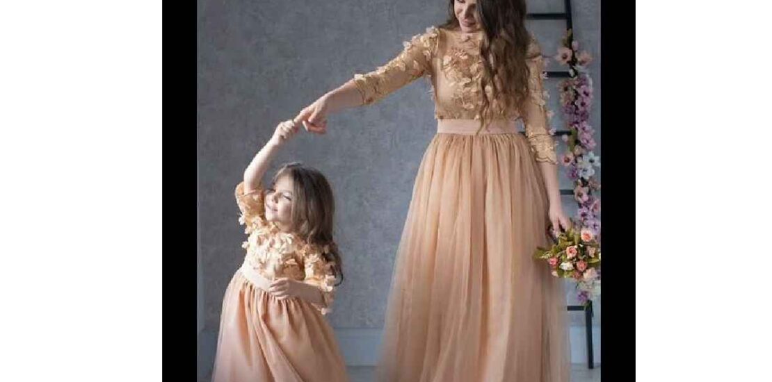 Indian Mother-Daughter Dresses For Birthday - Matching dresses for mother and daughter is a wonderful way to bond for special birthday