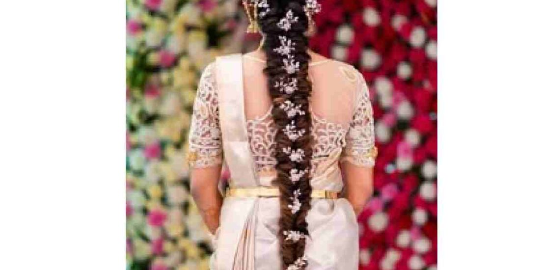 Modern Indian Wedding Hairstyles for Long Hair