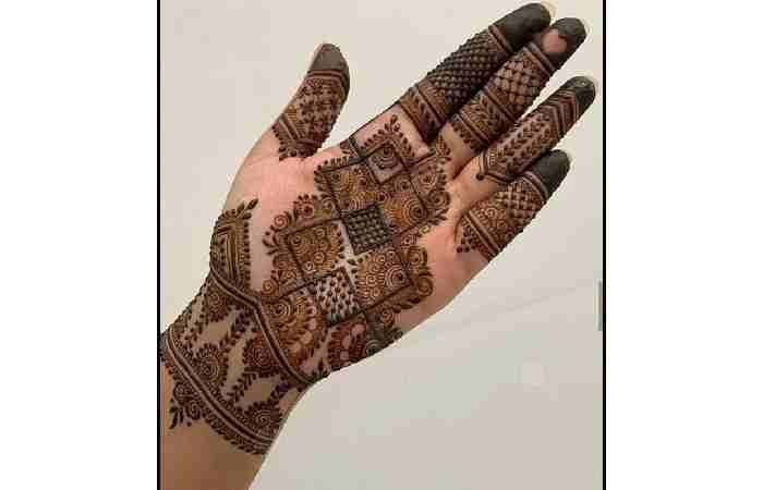 Punjabi Royal Front Hand Mehndi Design (2)