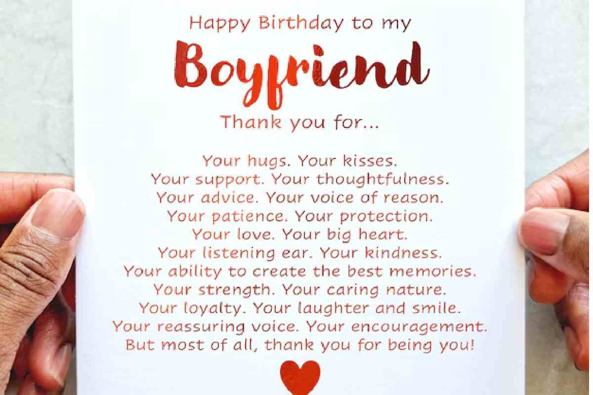 Happy Birthday Text Message For Boyfriend